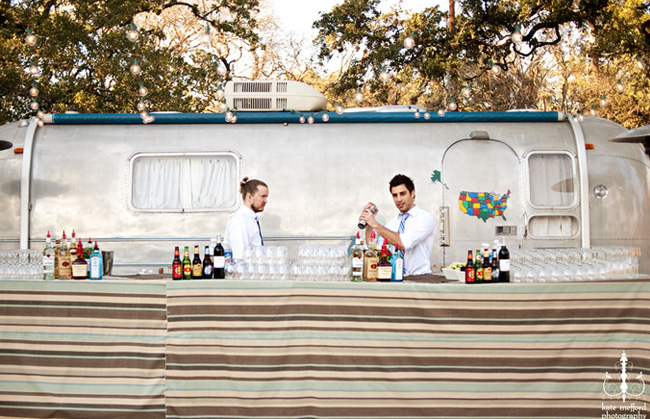 photos above by Blue Window Creative below photo of airstream bar by kate