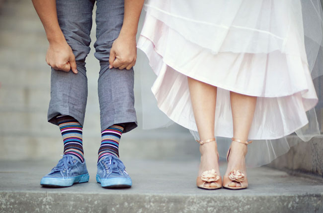 wedding shoes fun socks for groom I love shoe pics