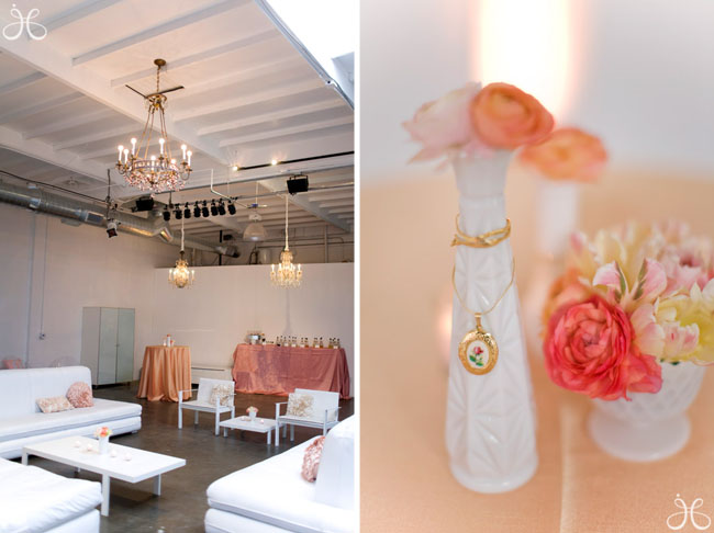 A Modern Pretty Pink Bridal Shower Green Wedding Shoes Wedding Blog 