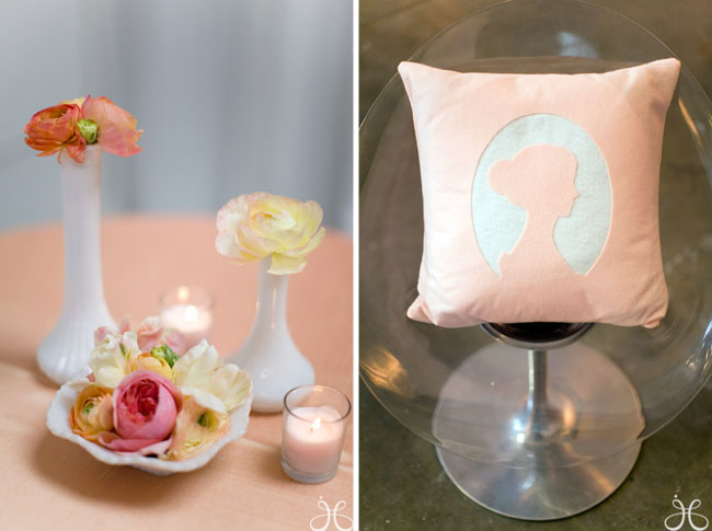 A Modern Pretty Pink Bridal Shower Green Wedding Shoes Wedding Blog 