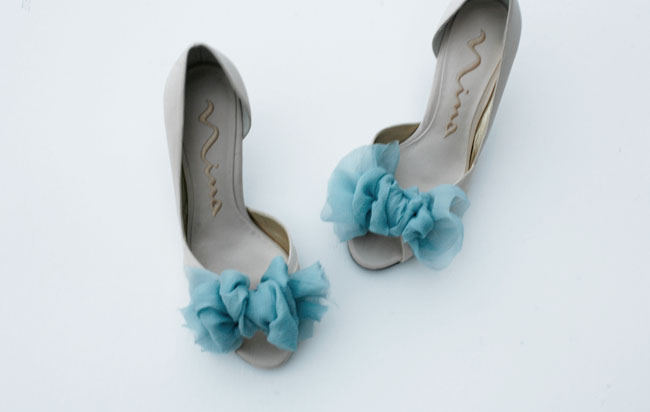 DIY couture wedding shoes
