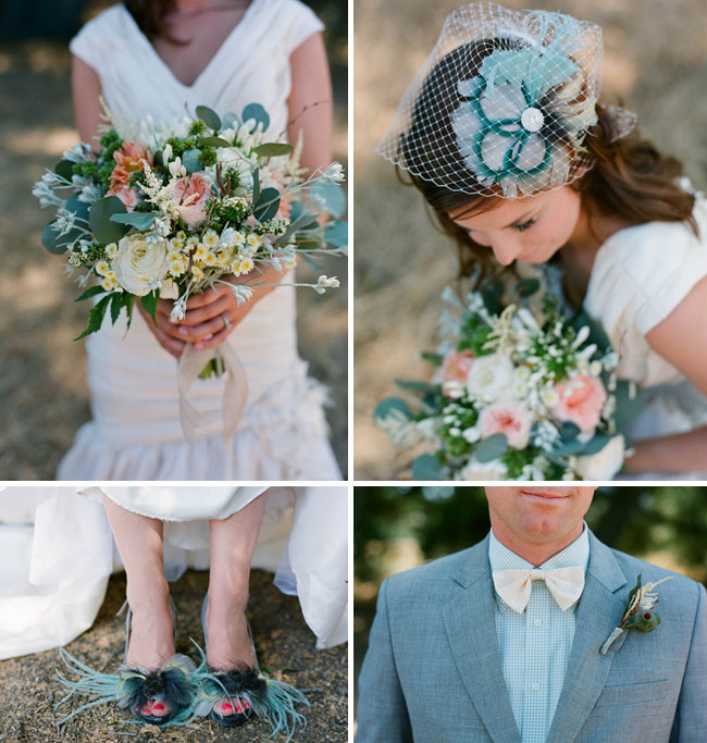 feather wedding shoes Hannah with Modern Bouquet always does an incredible 