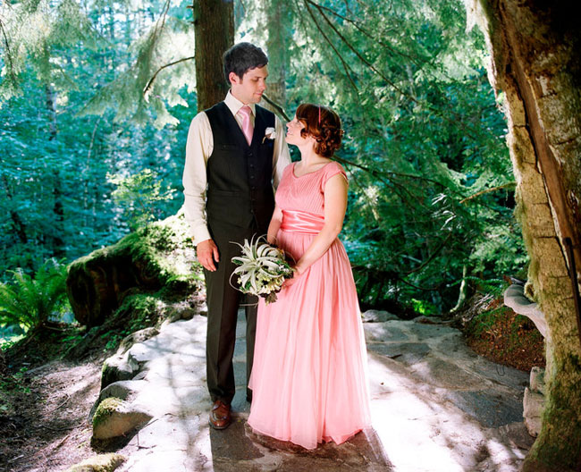 pink wedding dress It was really important for us to convey the essence of 