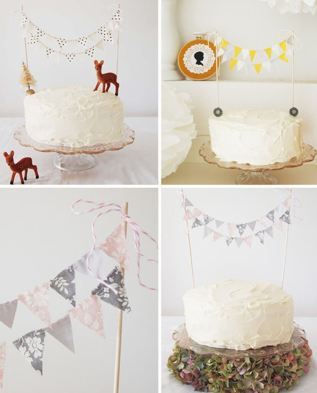Or maybe some fun fringe for your cake The City Cradle has an adorable diy