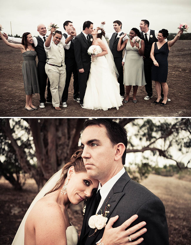 Love the balsa wood boutonnieres wedding party