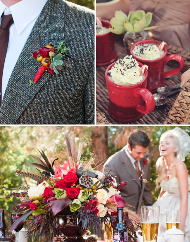 hot chocolate winter wedding winter wedding reception ideas
