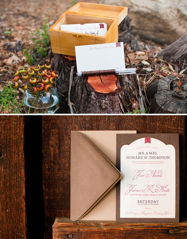  created Recipe for a Perfect Marriage cards in place of a guest book