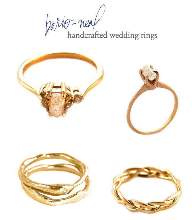 custom gold wedding rings and bands Not only does BarioNeal offer gorgeous