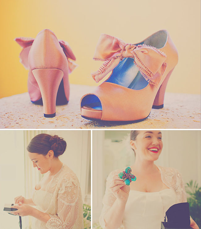 Oh and ADORE those pretty pink shoes by Miss Albright below wedding shoes 