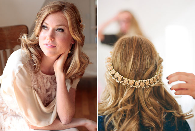 wedding vintage gold crown Our inspiration came from the surroundings