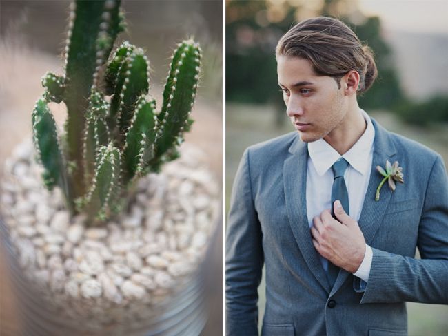 I had two looks for our groom a more casual vest and pants and this more 