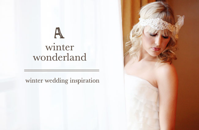 winter wonderland wedding bouquets