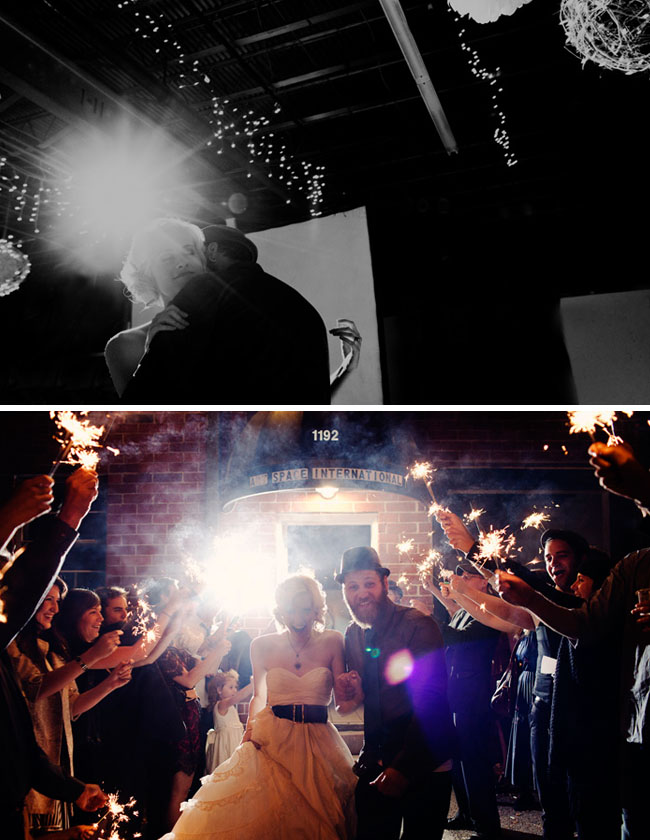 sparklers at wedding exit Any advice for those planning now