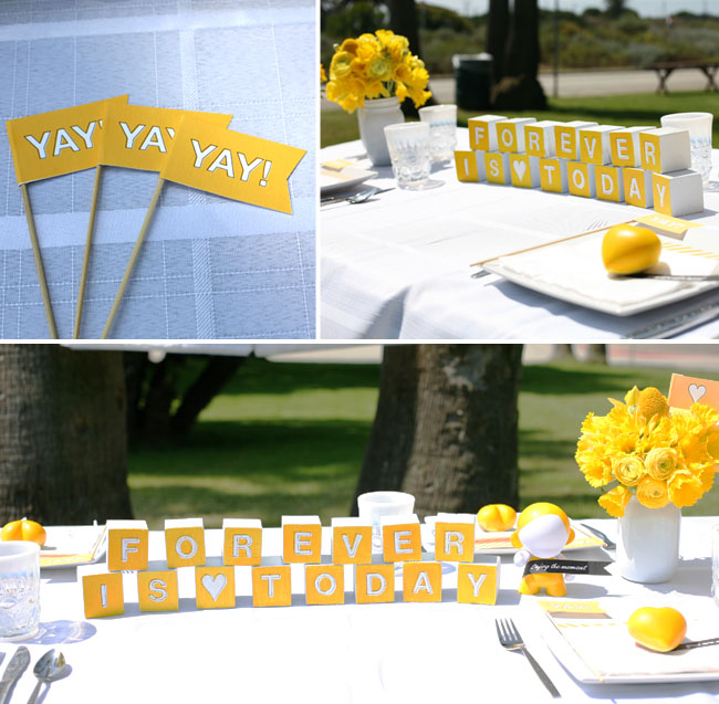 wedding blocks as decor Hopefully this shows you that inspiration really
