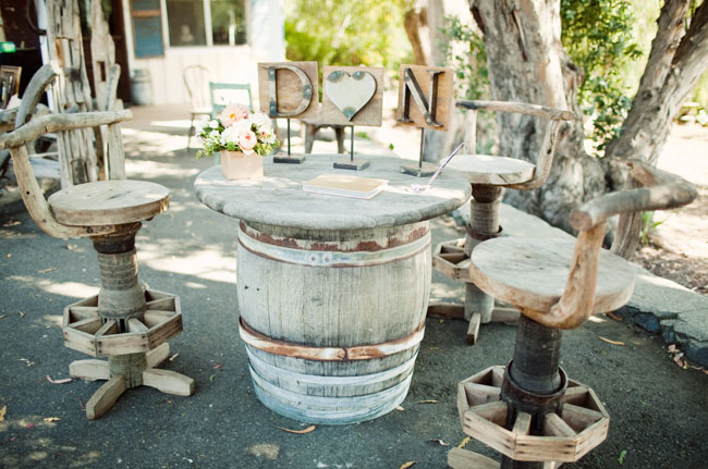 rustic wedding decor What song did you walk down the aisle to