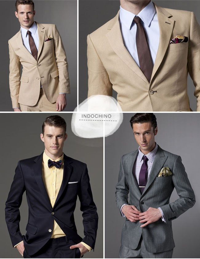 Both offer lots of great selections for the groom including suits pants 