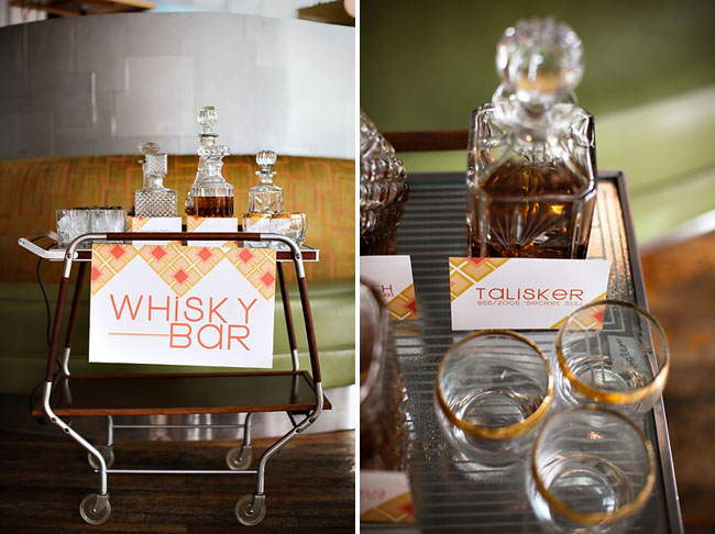 whiskey bar wedding And how cute is this seating chart