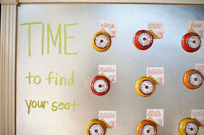 And how cute is this seating chart All the lovely paper details are by 