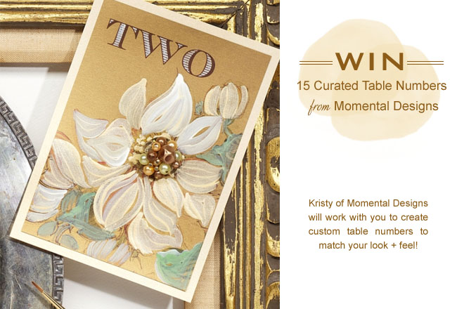  treat for our readers Kritsy is giving away 15 curated table numbers