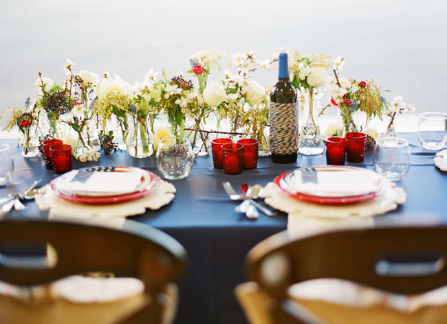 red and blue table decorations for weddings wedding arch ideas