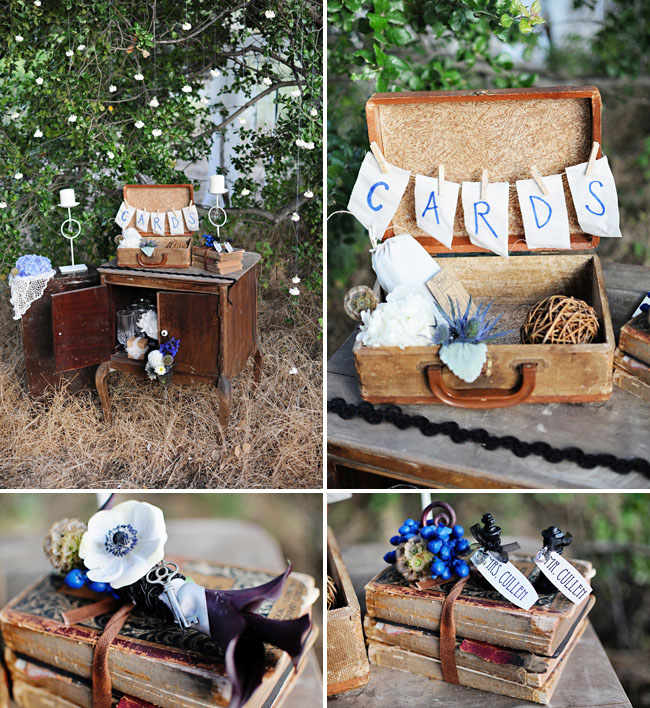 card box for wedding suitcase