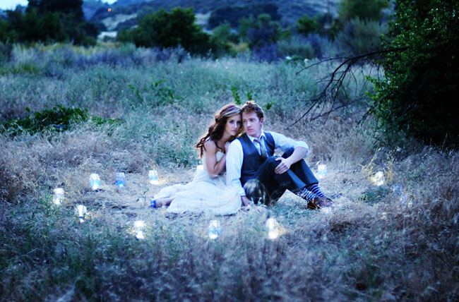 Twilight Wedding Reimagined in California bush wedding invitations