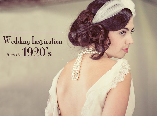 I love all these pretty ideas for a 1920 s inspired wedding designed and 