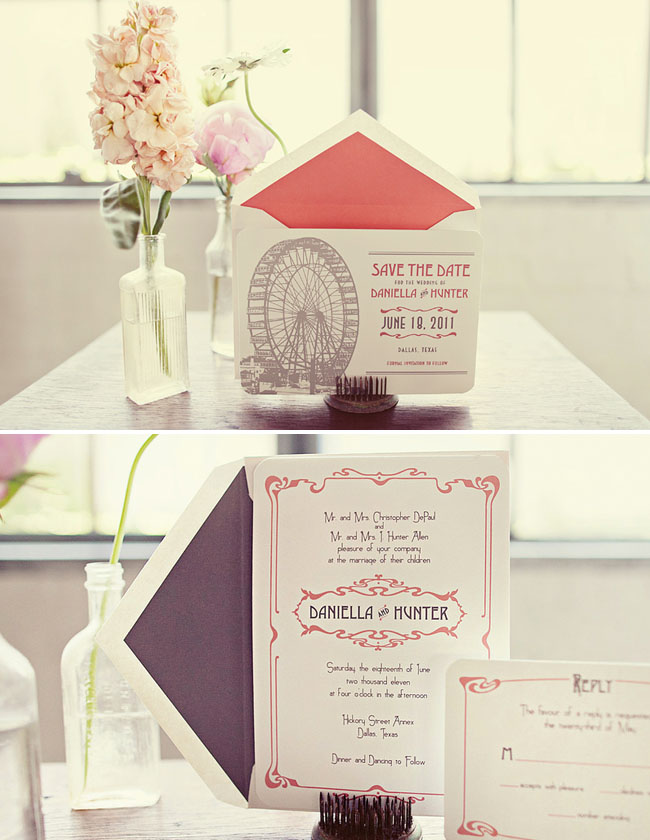 1920s wedding invitation styles
