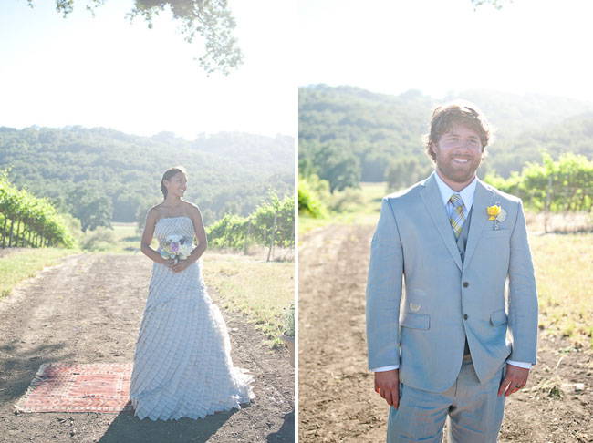 BHLDN ruffle wedding dress Jessica is wearing one of my most favorite gowns
