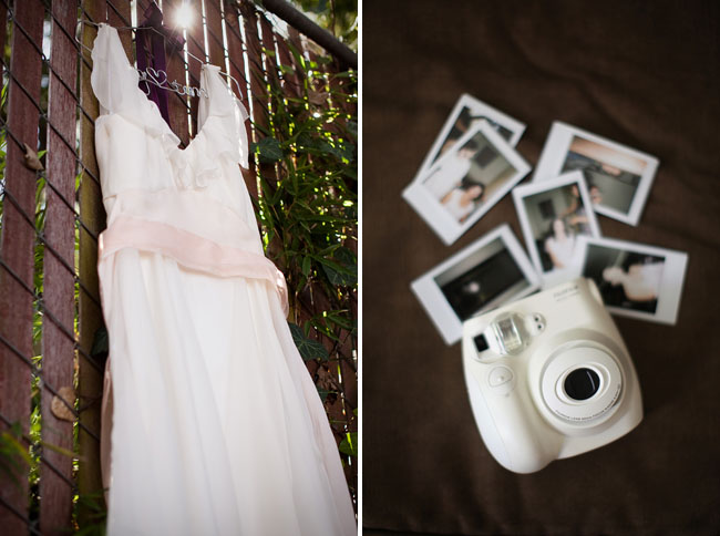 wedding dress with pink sash Just LOVE Meg 39s gorgeous Carolina Herrera 