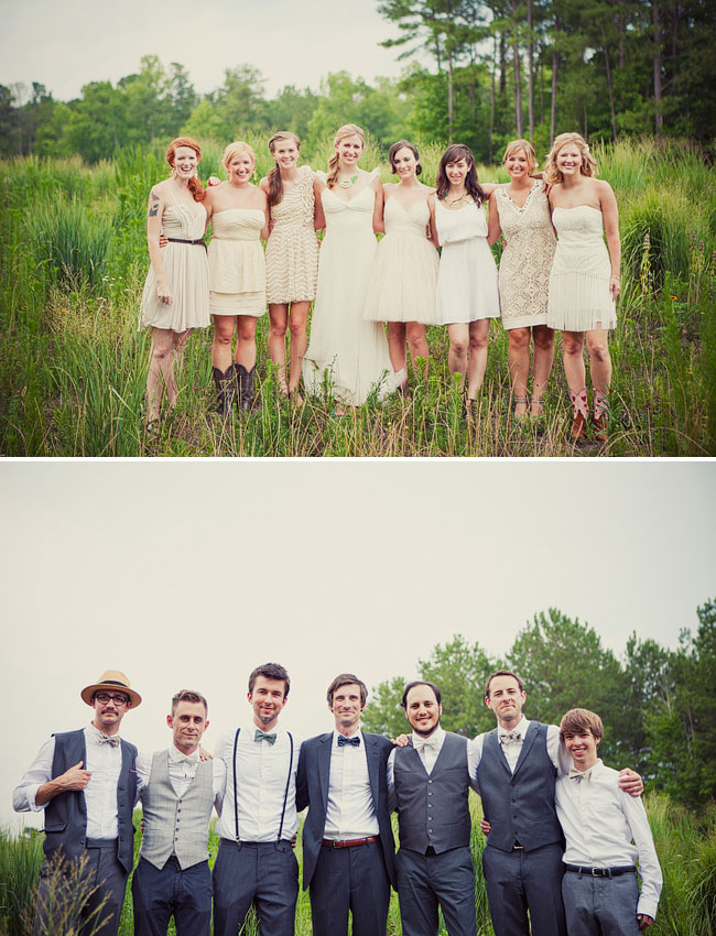 Just love the style of their bridal party