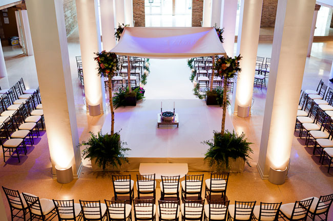indoor ceremony wedding program