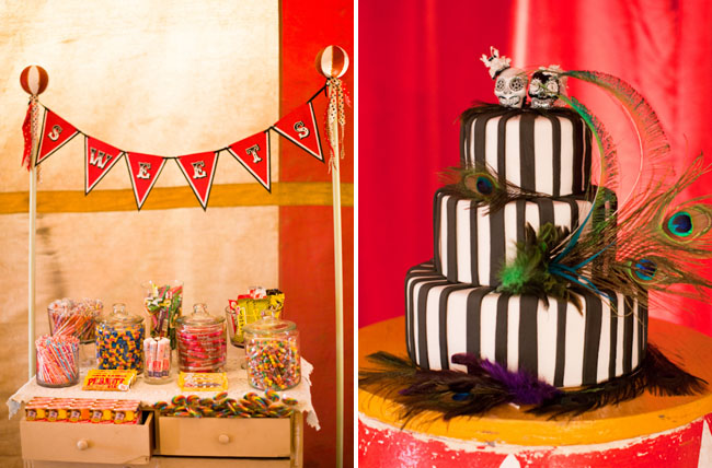 circus wedding cake