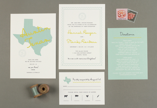 texas wedding invitations