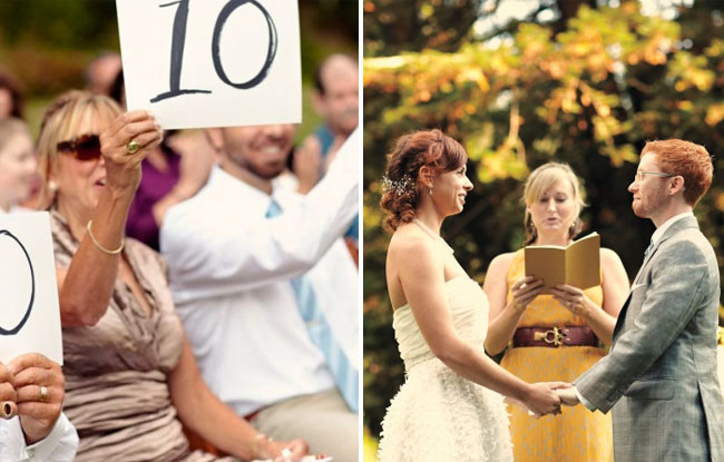 number signs for ceremony