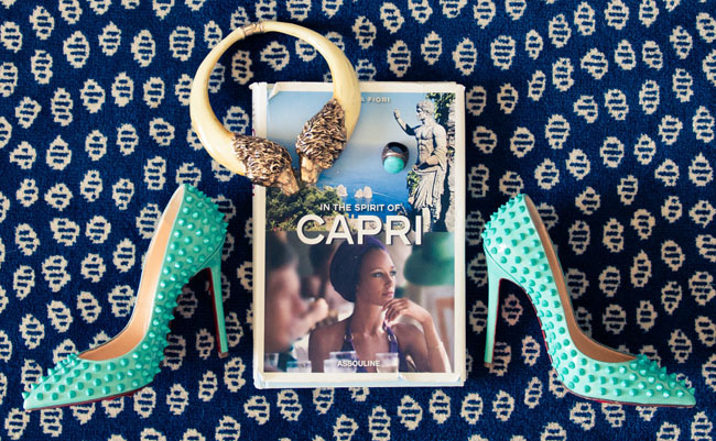 capri wedding details